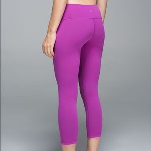 Lululemon reversible purple and black leggings